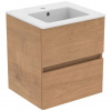 Ideal Standard Eurovit Skrinka s umývadlom, 55x50x44 cm, 2 zásuvky, prírodný dub R0571Y8