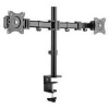 Polohovateľný držiak ULTRADESK SKELETON Double pre 2 monitory, 16KG, svorka a priechodka st