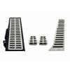 KITT Kit of Pedal Footrest suitable for VW Golf 5 (2003-2007) Golf 6 (2008-2012) Scirocco (2008+) Sharan (2010-2016) Caddy (2004-2015) Skoda Octavia (2004-2013) Seat Leon 1P (2005-2012) Seat Toledo (2
