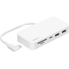 BELKIN HUB USB-C CONNECT 6-IN-1 MULTIPORT BIELY (INC011BTWH)