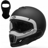 Moto prilba Bell Broozer CRANIUM BLACK / WHITE (Moto prilba Bell Broozer CRANIUM BLACK / WHITE)