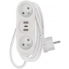 predlžovací kábel 2 zásuvky 1,4 m emos p0211e usb