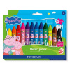Voskovky, šesťhranné, jumbo, STAEDTLER „Noris® junior 224”, Peppa Pig, 12 farieb
