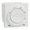 Schneider Electric Unica Termostat priestorový, otočný, 2 moduly, Biely