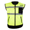 Bike It Metro Hi-Vis reflexné moto zelená vesta, Varianta XL REFGLT20