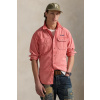 Bavlnená košeľa Polo Ralph Lauren Sport Shirt pánska, červená farba, regular, s klasickým golierom, 710965069
