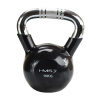 Kettlebell s chromovaným úchopem HMS KTC 16 kg černý