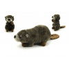 Teddies Bobr plyš 23cm asst 2 druhy Cena za 1ks