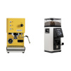 Profitec GO, yellow + Rancilio STILE, white