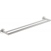 Sapho X-STEEL držiak na uteráky dvojitý 655mm, brúsená nerez SPH XS403
