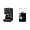 Gaggia New Classic EVO BC, black + Eureka Mignon Bravo, CR black