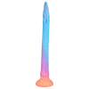 OgazR XXL Úhor - fosforeskujúce análny dildo - 47 cm (ružová)