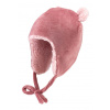 STERNTALER Čiapka na zaväzovanie s uškami plyš podšitá inca ružová dievča veľ. 45 cm - 6-9 m 4502430-748-45