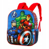 Jednokomorový predškolský batoh Avengers Karactermania pre chlapcov, viacfarebný