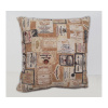 Dimex, Vankúše - Etikety hnedé, 45 x 30 cmankúše - Etikety hnedé, 45 x 45 cm