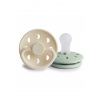 Frigg Cumlíky frigg moon phase cream/ sage, 0-6m, silikón