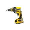 DEWALT Akumulátorový sadrokartónový skrutkovač 18 V bez uhlíkovej kefy (2 x 2,0 Ah batérie + nabíjačka) DCF620D2