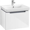 VILLEROY & BOCH Subway 2.0 závesná skrinka pod umývadlo, 1 zásuvka, 587 x 454 x 420 mm, Glossy White, A68710DH
