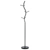 Autronic 80003-09 BK - Stojanový vešiak, výška 181 cm, kovová konštrukcia, čierny matný lak, nosnosť 10 kg