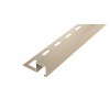 SP8/1 ukončovacia lišta Q, štvorcová, ACARA, hliník lakovaný béžová, 11 mm, 2,5 m