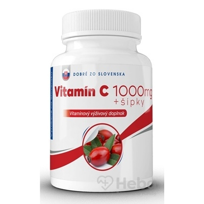 Dobré zo Slovenska Vitamín C 1000 mg + šípky 100 tabliet