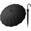 Doppler dáždnik bez obalu, dlhý, manuálny čierny