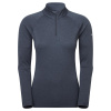 tričko Montane Dart Zip Neck W eclipse blue M