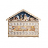 Solight LED adventný kalendář horská chata LED 50x40cm 1V258