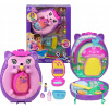 POLLY POCKET KOMPAKTNÁ TAŠKA S JEŽKAMI, 2 MINIBÁBIKY + PRÍSLUŠENSTVO JBJ91