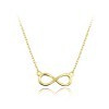 MINET JMG0267WGN45 - MINET Elegantní zlatý náhrdelník nekonečno Au 585/1000 1,80g