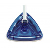Vysávač trojuholníkový – priehľadný, pripojenie 32/38 mm