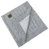 EKO Deka kašmírová s kožušinovou podšívkou Grey 100x80
