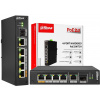 PoE Switch Dahua PFS3106-4ET-60 4-kanálový na DIN lištu