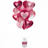 Helium - sada s balonky Love is in the air - Láska je ve vzduchu