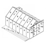 náhradné presklenie pre skleník VITAVIA URANUS 11500 PC 6 mm LG2544