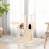 Shumee Škrabadlo se sisalovými sloupky krémové 82 cm