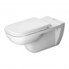 Duravit D-Code - Závesné WC, bezbariérové, 700x360 mm, biela 22280900002