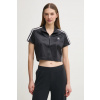 Tričko adidas Originals SHORTSLEEVE TT dámske, čierna farba, JD0277