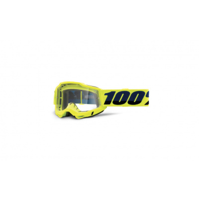 Brýle 100% Accuri 2 Junior Fluo/Yellow/Clear Lens