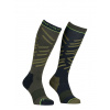 Skialp ponožky Ortovox Ski Tour Long Socks - dark wild herbs