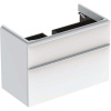 Geberit Smyle Square Skrinka pod umývadlo, 884x470x617mm, 2 zásuvky, závesná, biela lesklá GEB 500.354.00.1