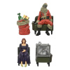 NECA Sada troch figúrok Beetlejuice Čakáreň Beetlejuice 1 10 cm