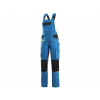 Canis CXS STRETCH Dámske pracovné nohavice s náprsenkou modro / čierne 42 103002944042