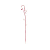 Prosperplast Podpera na orchideu DECOR, ružová transparentná, 39 cm