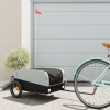 vidaXL Vozík za bicykel, čierno sivý 30 kg, železo 94035