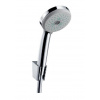 Hansgrohe Croma 100 - Set sprchovej hlavice, 3 prúdy, držiaka a hadice, 1,25 m, chróm 27593000