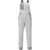 CERVA MONTROSE LADY / Dámske pracovné nohavice s trakmi - biela/sivá 50