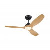 | Philips-LED Stmievateľný stropný ventilátor OLAS LED/24W/230V pr. 132 cm čierna/hnedá +DO | 872110309612800