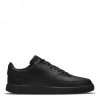 Nike Court Vision Low Trainers Mens Triple Black 9.5 (44.5)