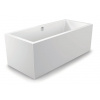 Santech TIME KUBE-H 180x80 voľne stojaca akrylát vaňa hranaté rohy +pozink.rám TIKUB180-H